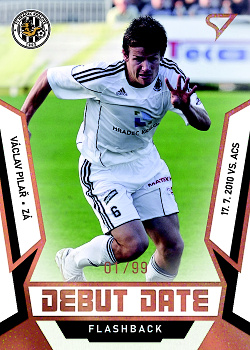 Vaclav Pilar Hradec Kralove SportZoo FORTUNA:LIGA 2022/23 2. serie Debut Date Flashback /99 #DF-5
